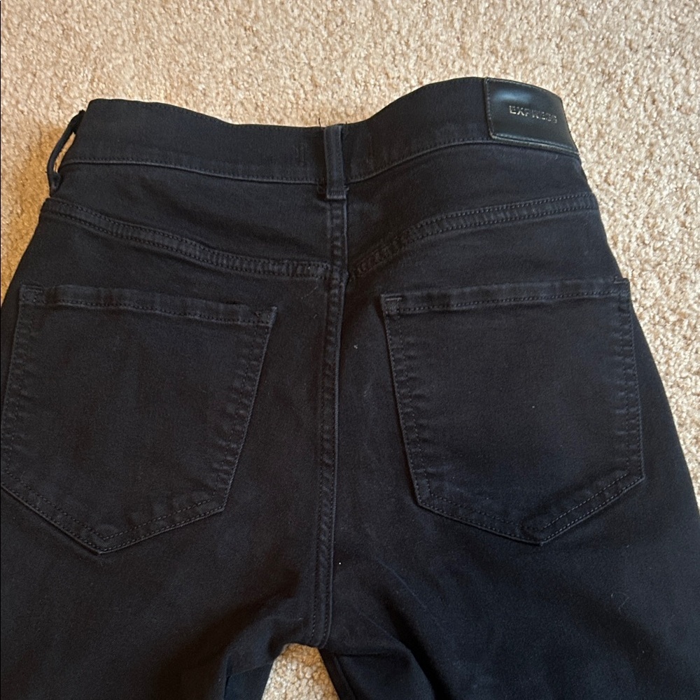 Express Black Jeans Women’s Size 0R Skinny / Slim Denim Pants - Picture 5 of 5